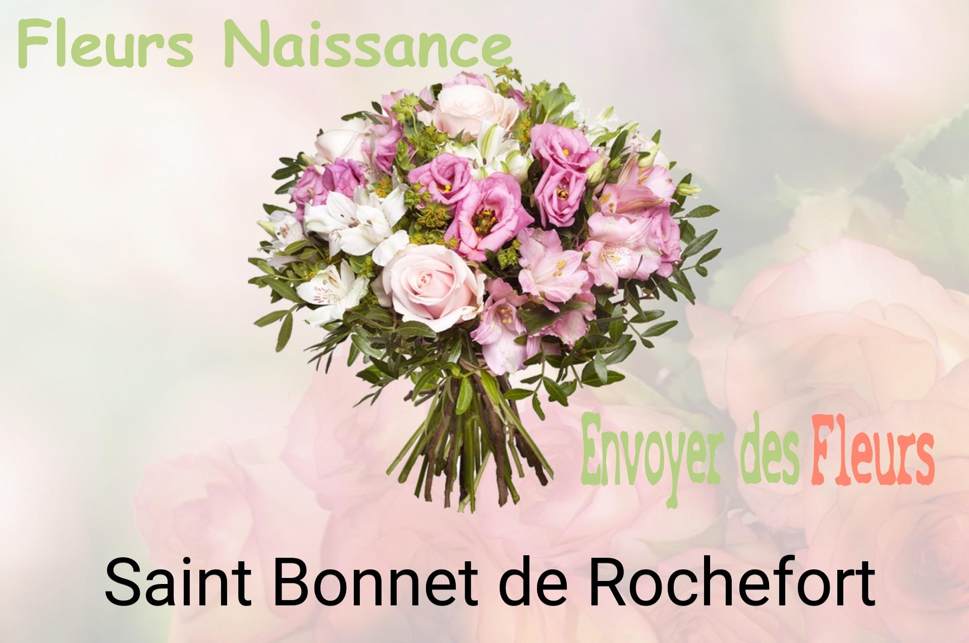 Bouquet de fleurs de naissance livré à Saint-Bonnet-de-Rochefort