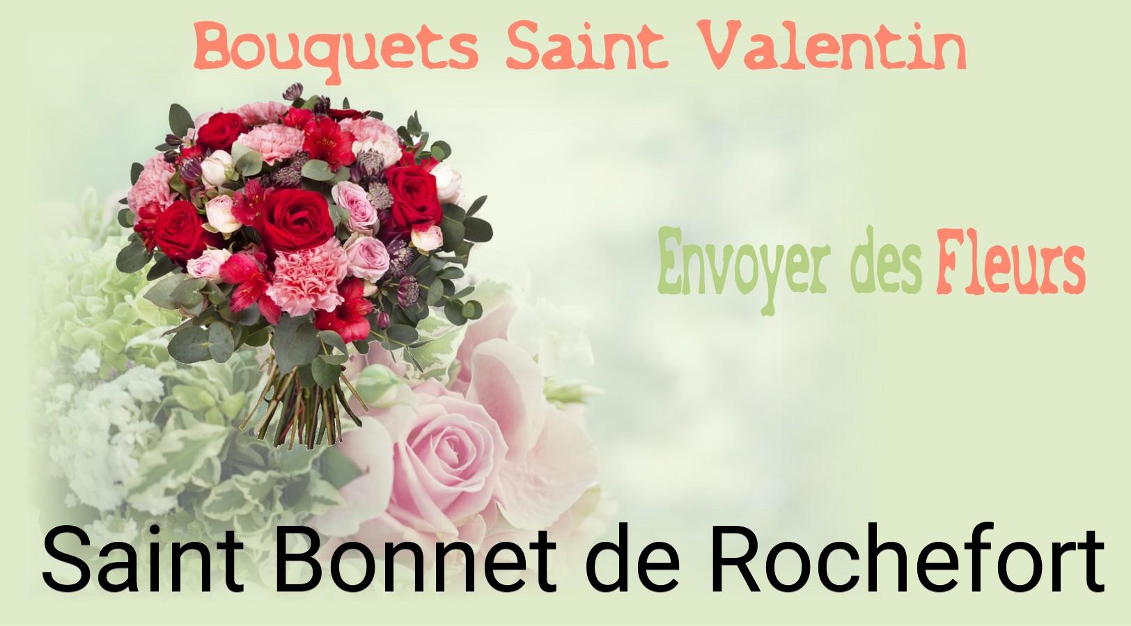 Roses de Saint-Valentin livrées à Saint-Bonnet-de-Rochefort